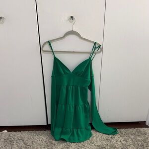 Green Strappy Dress